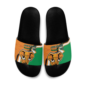 Ivory Coast August 7th 1960 Slide Sandals Happy Independence Day