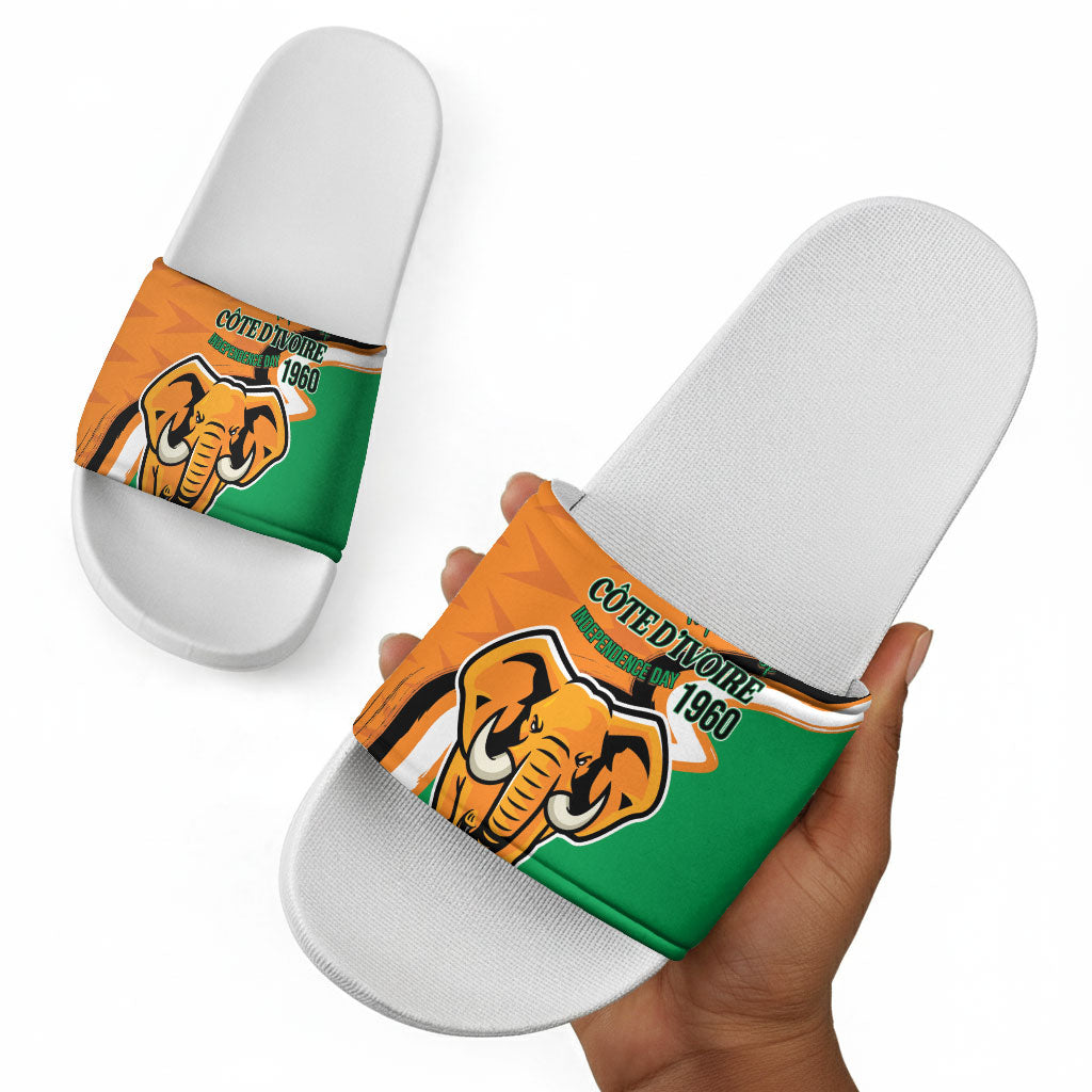 Ivory Coast August 7th 1960 Slide Sandals Happy Independence Day