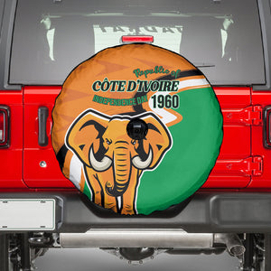 Ivory Coast August 7th 1960 Spare Tire Cover Happy Independence Day