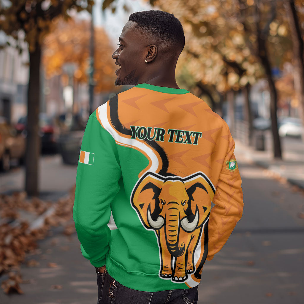 Personalised Ivory Coast August 7th 1960 Sweatshirt Happy Independence Day