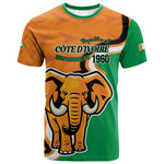 Personalised Ivory Coast August 7th 1960 T shirt Happy Independence Day