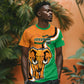 Personalised Ivory Coast August 7th 1960 T shirt Happy Independence Day