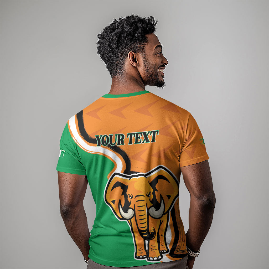 Personalised Ivory Coast August 7th 1960 T shirt Happy Independence Day