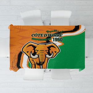 Ivory Coast August 7th 1960 Tablecloth Happy Independence Day