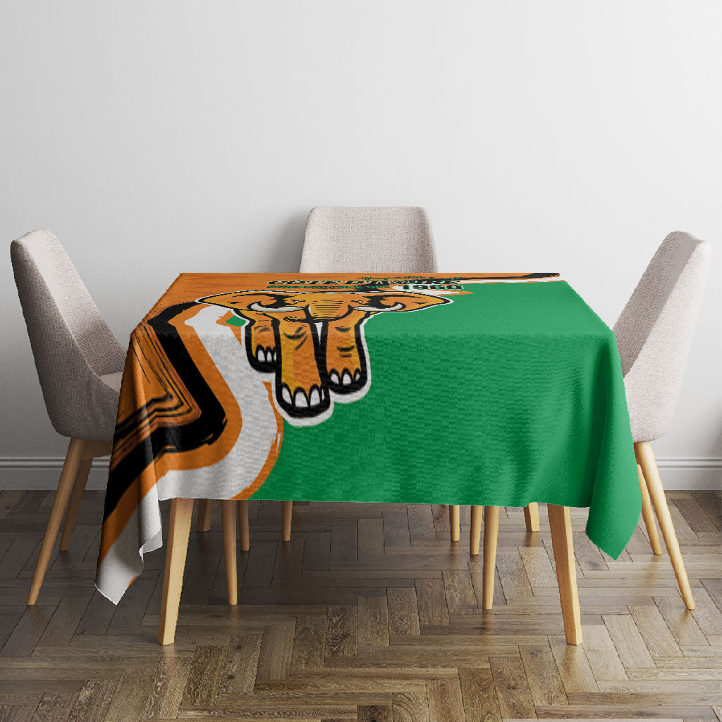 Ivory Coast August 7th 1960 Tablecloth Happy Independence Day