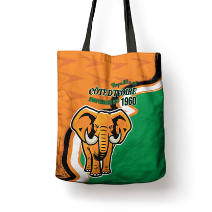 Ivory Coast August 7th 1960 Tote Bag Happy Independence Day