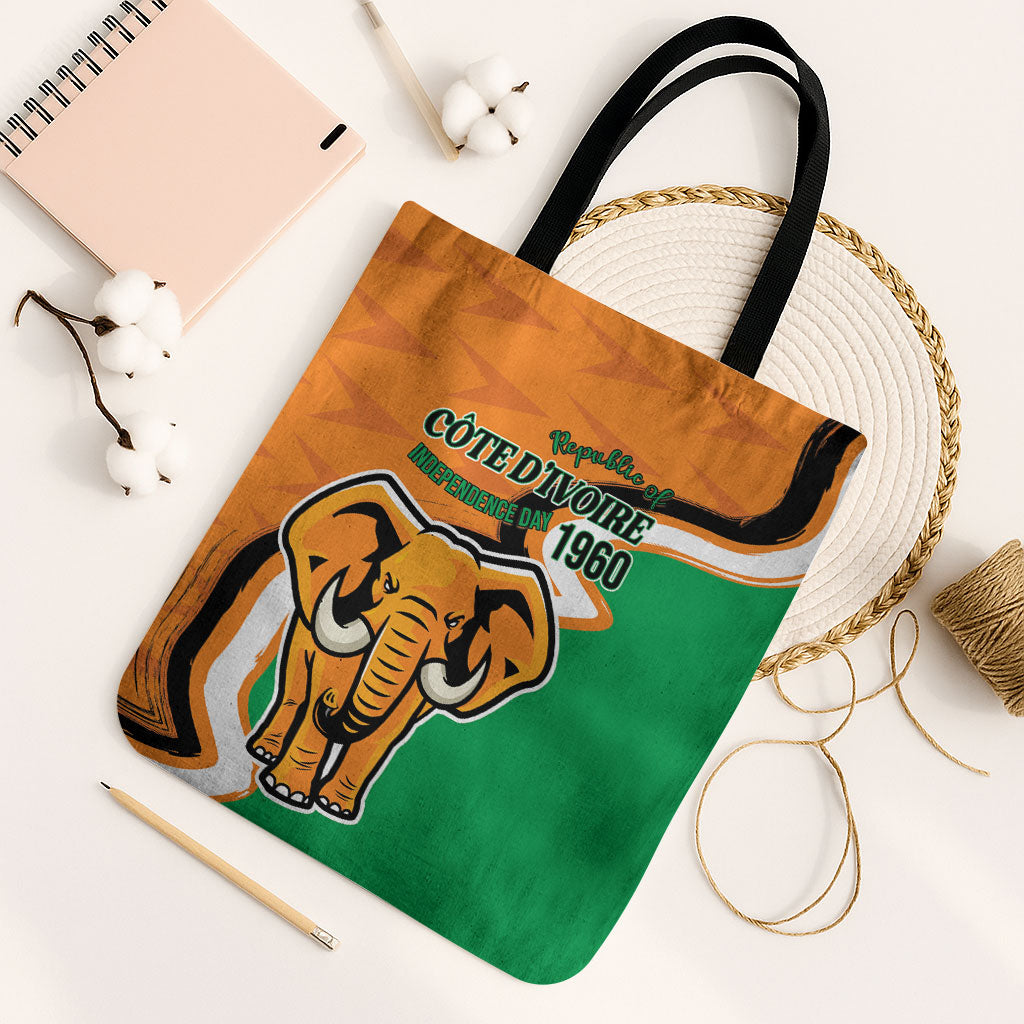 Ivory Coast August 7th 1960 Tote Bag Happy Independence Day