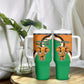 Personalised Ivory Coast August 7th 1960 Tumbler With Handle Happy Independence Day