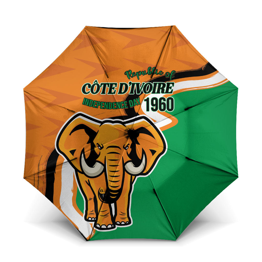 Ivory Coast August 7th 1960 Umbrella Happy Independence Day