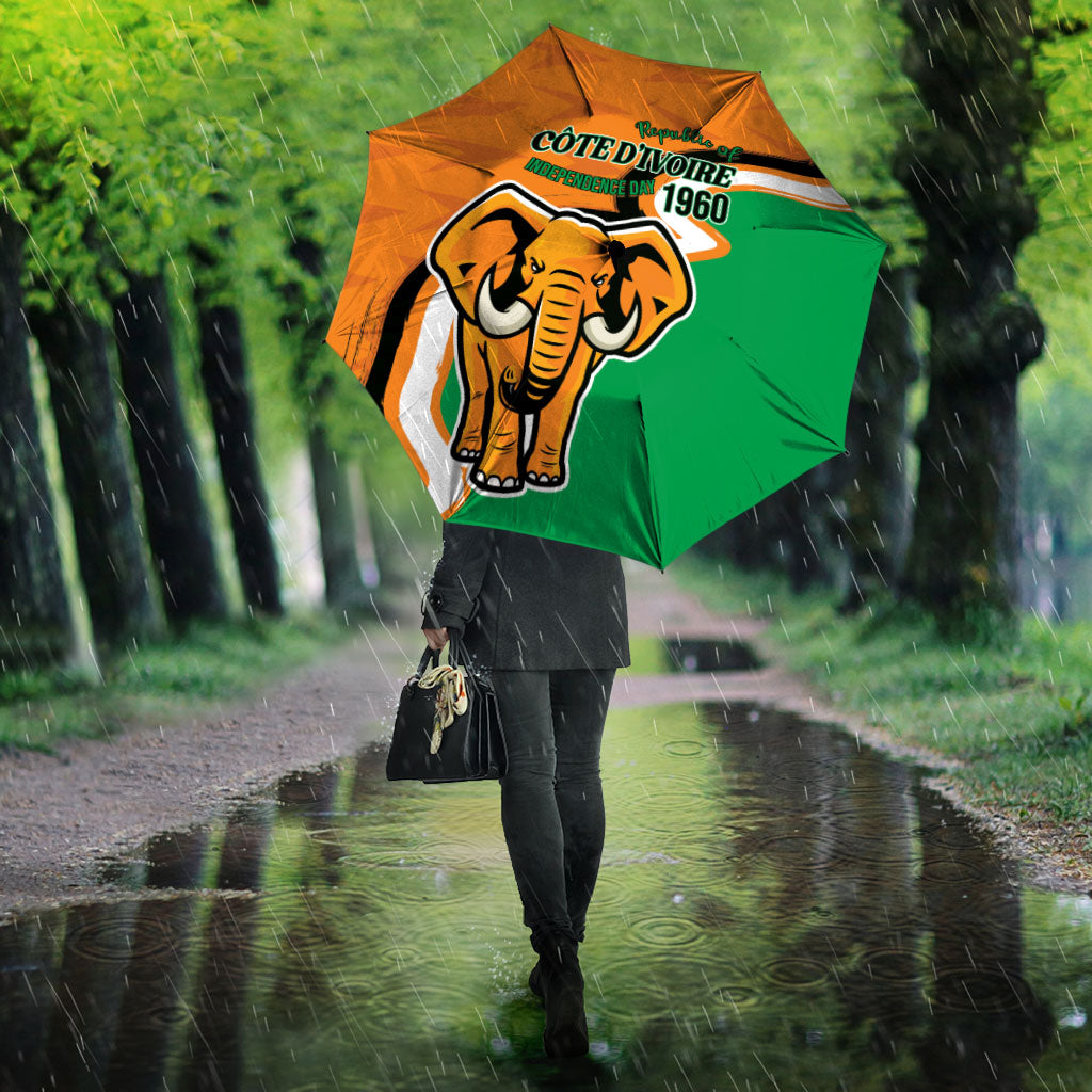 Ivory Coast August 7th 1960 Umbrella Happy Independence Day