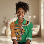 Personalised Ivory Coast August 7th 1960 Women Casual Shirt Happy Independence Day