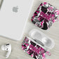 Pink Power Graffiti AirPods Case Breast Cancer Awareness