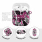 Pink Power Graffiti AirPods Case Breast Cancer Awareness