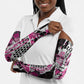 Personalized Pink Power Graffiti Arm Sleeves Breast Cancer Awareness