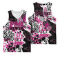 Personalized Pink Power Graffiti Basketball Jersey Breast Cancer Awareness LT01