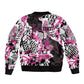 Personalized Pink Power Graffiti Bomber Jacket Breast Cancer Awareness - African Pride