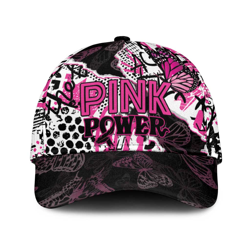 Pink Power Graffiti Classic Cap Breast Cancer Awareness - African Pride