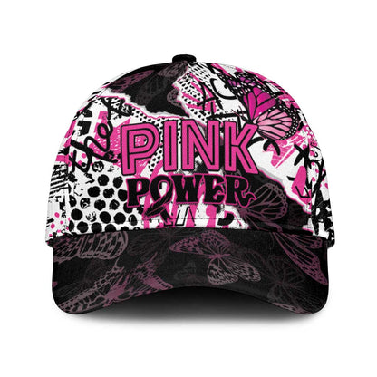 Pink Power Graffiti Classic Cap Breast Cancer Awareness - African Pride