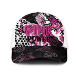 Pink Power Graffiti Mesh Trucker Cap Breast Cancer Awareness - African Pride