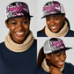 Pink Power Graffiti Mesh Trucker Cap Breast Cancer Awareness - African Pride