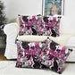Pink Power Graffiti Pillow Cover Breast Cancer Awareness