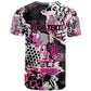 Personalized Pink Power Graffiti T shirt Breast Cancer Awareness - African Pride