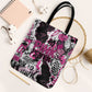 Pink Power Graffiti Tote Bag Breast Cancer Awareness