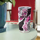 Personalized Pink Power Graffiti Tumbler Cup Breast Cancer Awareness - African Pride