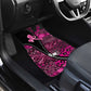 Pink Ribbon Animals Skin African Mixed Car Mats Zipper Stylized - African Pride