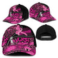 Pink Ribbon Animals Skin African Mixed Classic Cap Zipper Stylized - African Pride