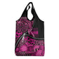 Pink Ribbon Animals Skin African Mixed Grocery Bag Zipper Stylized - African Pride