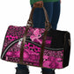 Pink Ribbon Animals Skin African Mixed Travel Bag Zipper Stylized