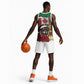 Morocco Christmas Basketball Jersey Santa Lion With Rose Xmas Vibe LT01