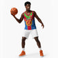 Custom Eritrea Basketball Jersey with Eritrean Emblem Flag and African Pattern Design LT01