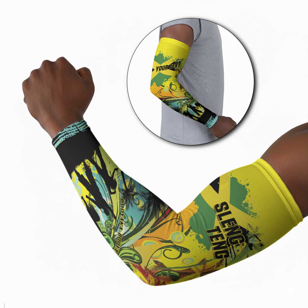 Personalized Jamaica Sleng Teng Riddim Arm Sleeves Booyaka Booyaka