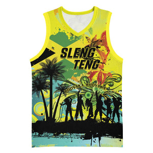 Personalized Jamaica Sleng Teng Riddim Basketball Jersey Booyaka Booyaka LT01