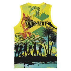 Personalized Jamaica Sleng Teng Riddim Basketball Jersey Booyaka Booyaka LT01
