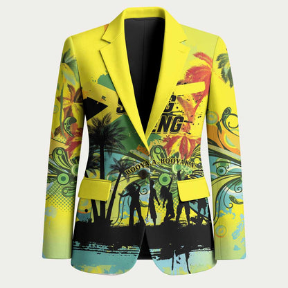 Personalized Jamaica Sleng Teng Riddim Blazer Booyaka Booyaka