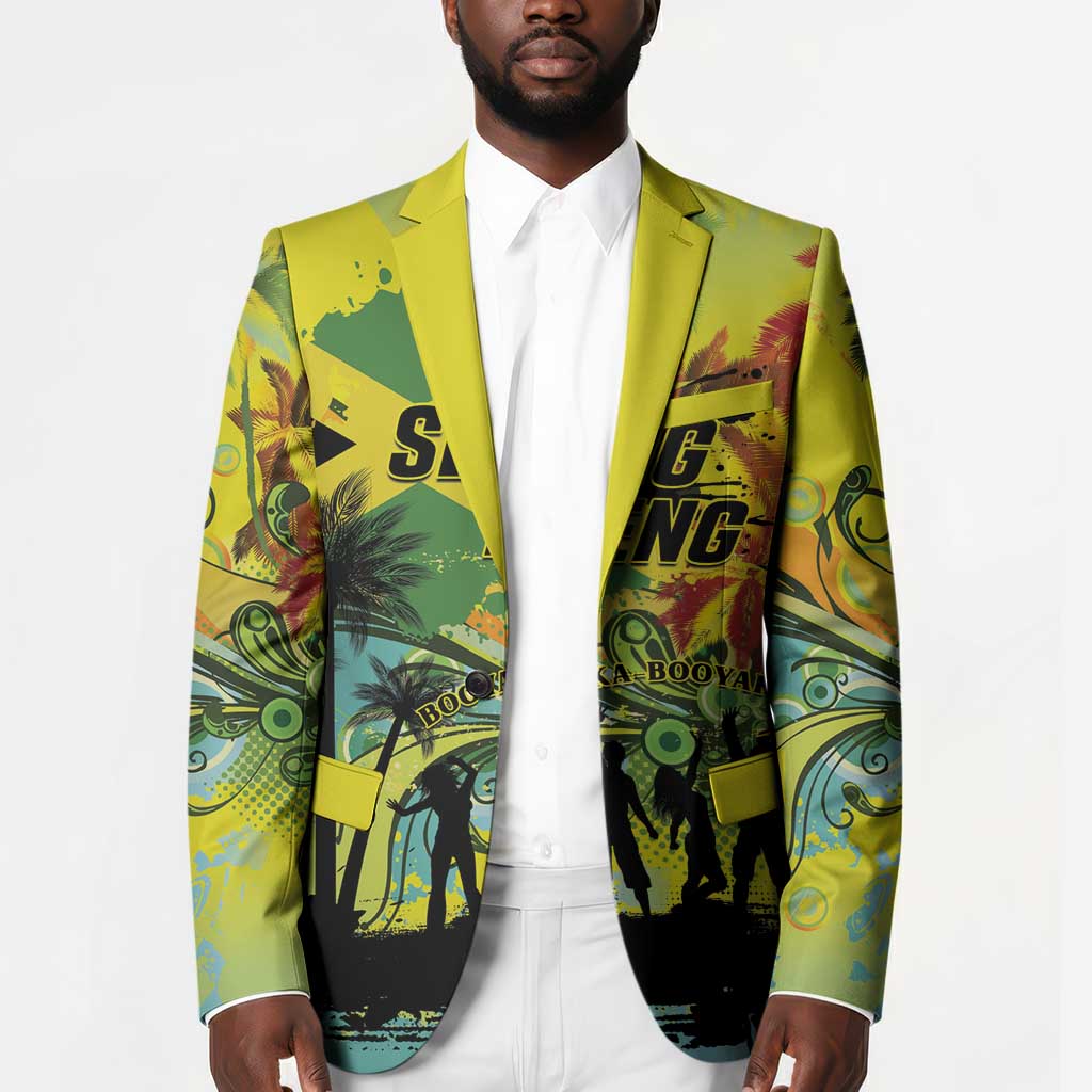 Personalized Jamaica Sleng Teng Riddim Blazer Booyaka Booyaka
