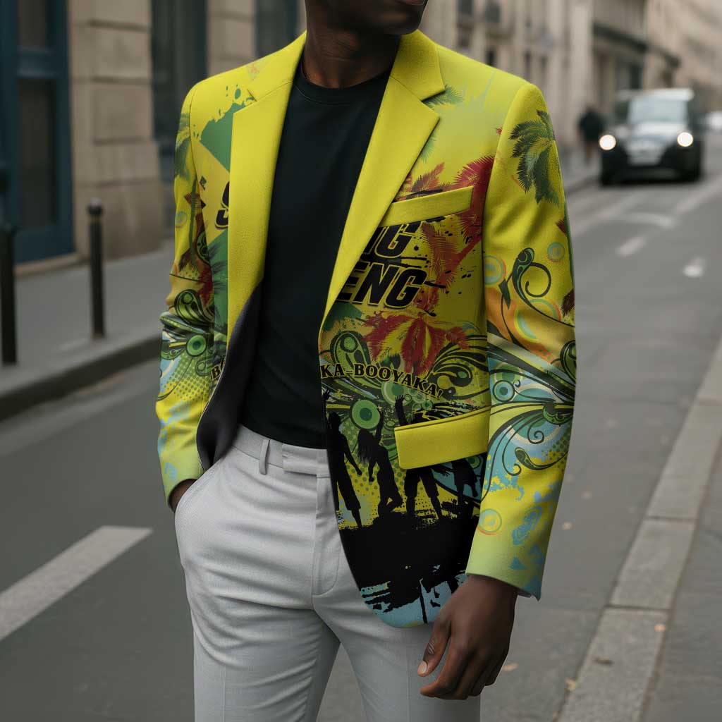 Personalized Jamaica Sleng Teng Riddim Blazer Booyaka Booyaka