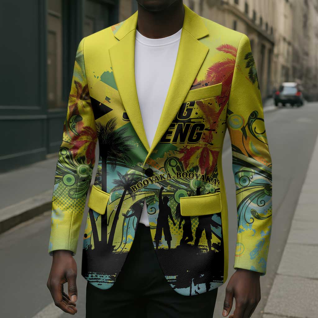 Personalized Jamaica Sleng Teng Riddim Blazer Booyaka Booyaka