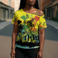 Personalized Jamaica Sleng Teng Riddim Cross Shoulder Shirt Booyaka Booyaka