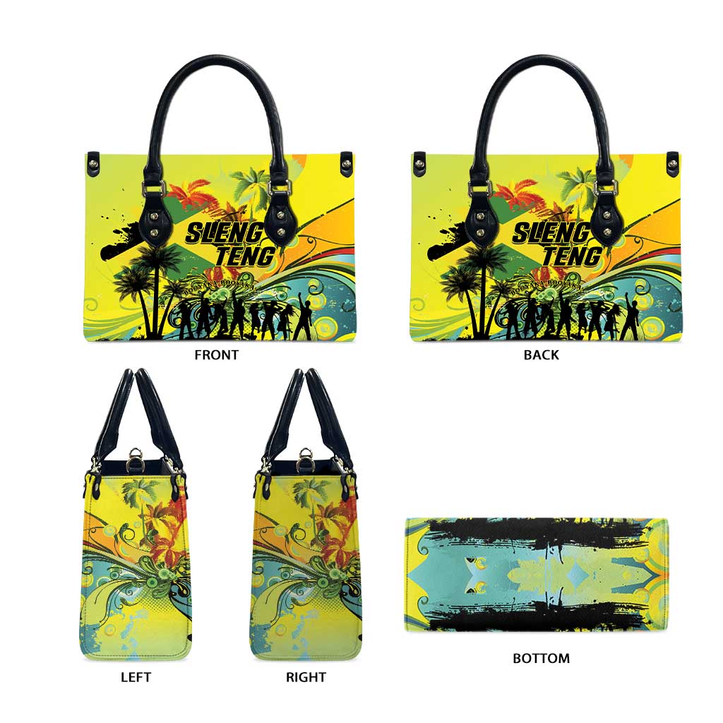 Jamaica Sleng Teng Riddim Leather Bag Booyaka Booyaka