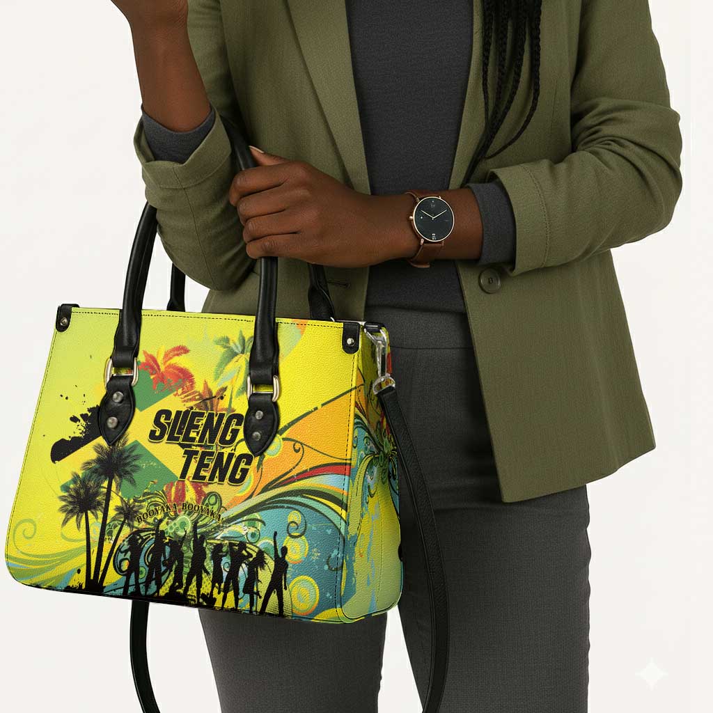 Jamaica Sleng Teng Riddim Leather Bag Booyaka Booyaka