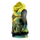 Personalized Jamaica Sleng Teng Riddim Sleeveless Hoodie Booyaka Booyaka - African Pride
