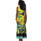 Personalized Jamaica Sleng Teng Riddim Tank Maxi Dress Booyaka Booyaka - African Pride