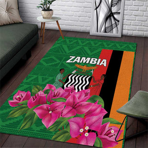 Icitungu ca Zambia Area Rug Africa Bougainvillea