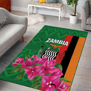 Icitungu ca Zambia Area Rug Africa Bougainvillea