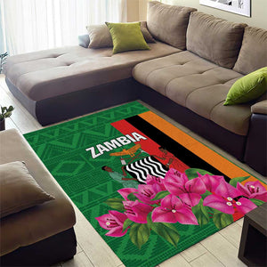 Icitungu ca Zambia Area Rug Africa Bougainvillea