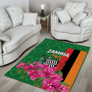 Icitungu ca Zambia Area Rug Africa Bougainvillea